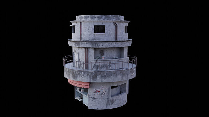 Urban Capsule store 3D model 3