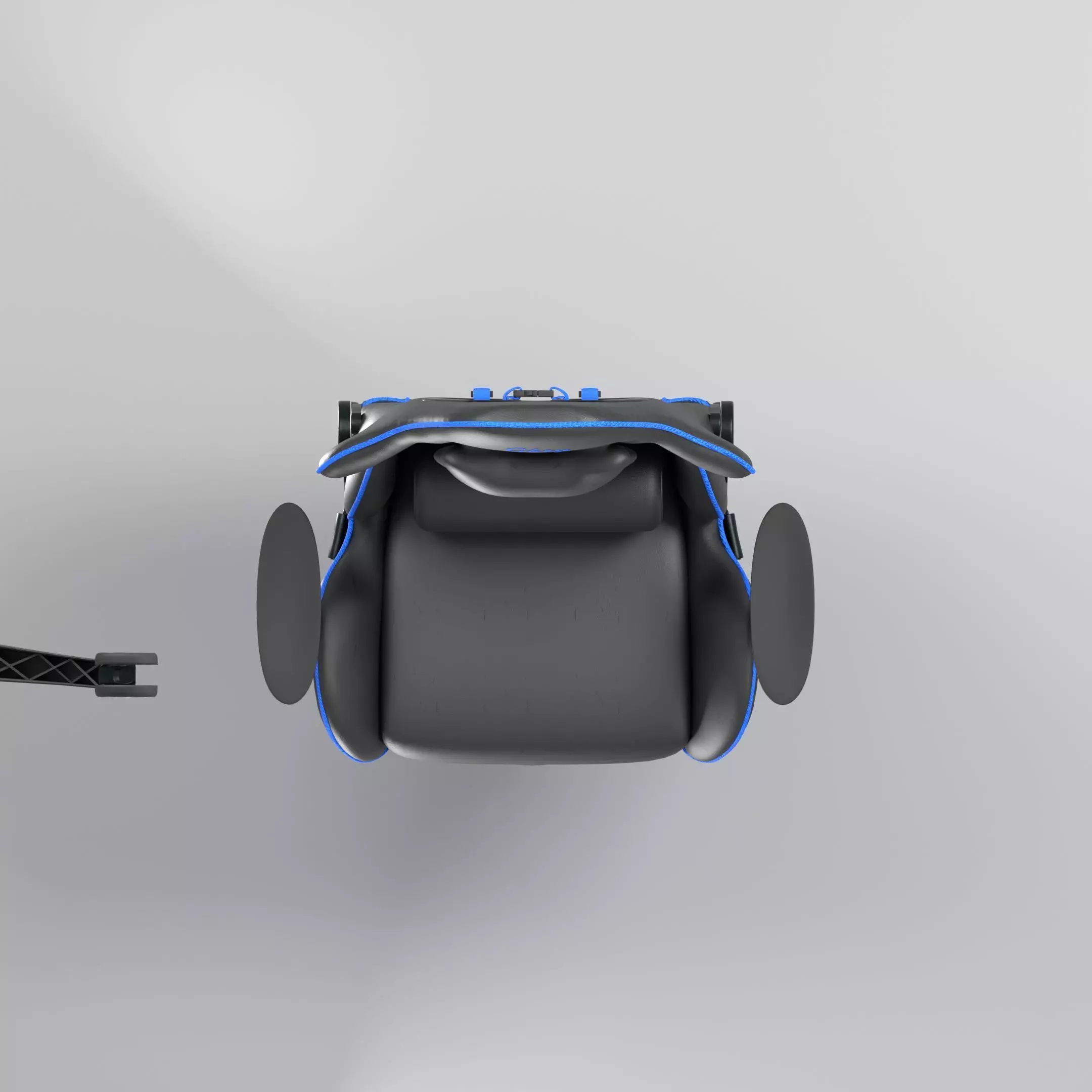 Ergonomic Gaming Chair  Low-poly 3D model_0