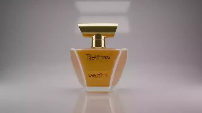 Luxury Perfume Bottle  Inspired by Poeme Lancome for Women 3D model
