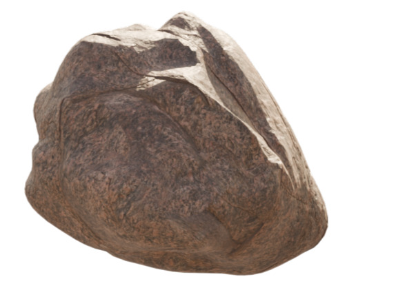 Low Poly Stylized Rock Pack Low-poly 3D model_4