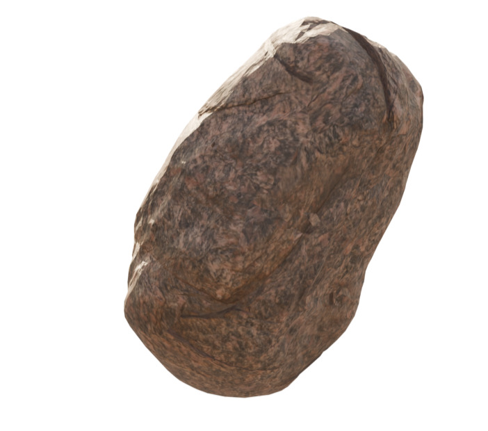 Low Poly Stylized Rock Pack Low-poly 3D model_8