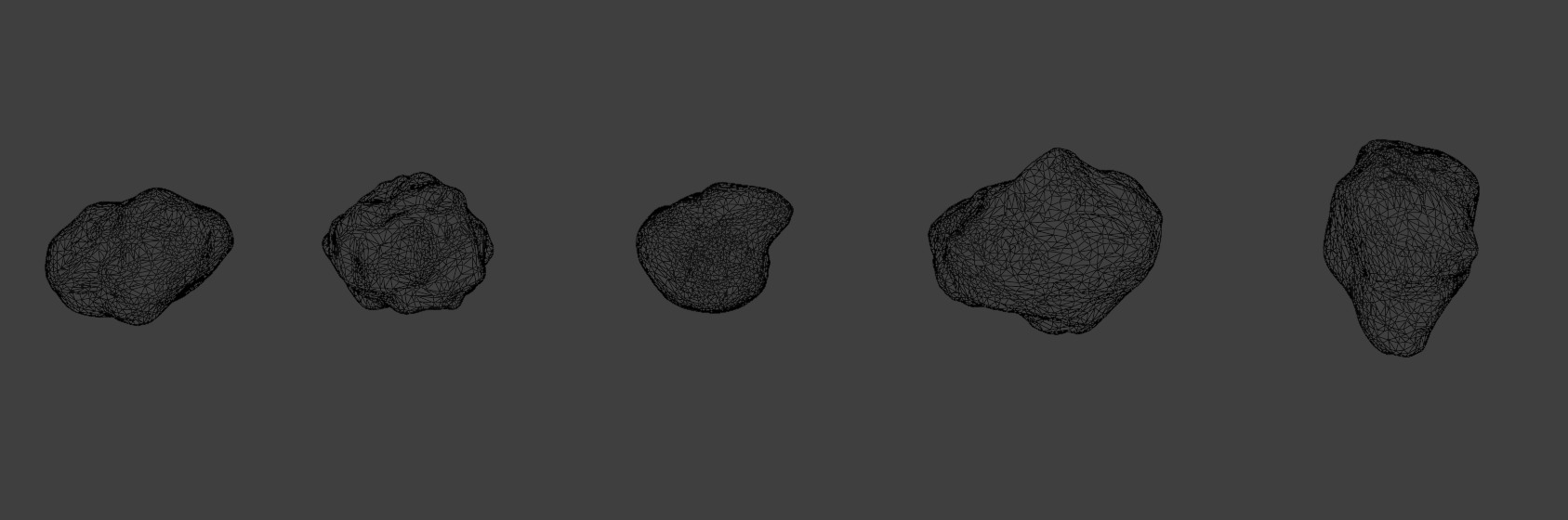 Low Poly Stylized Rock Pack Low-poly 3D model_20