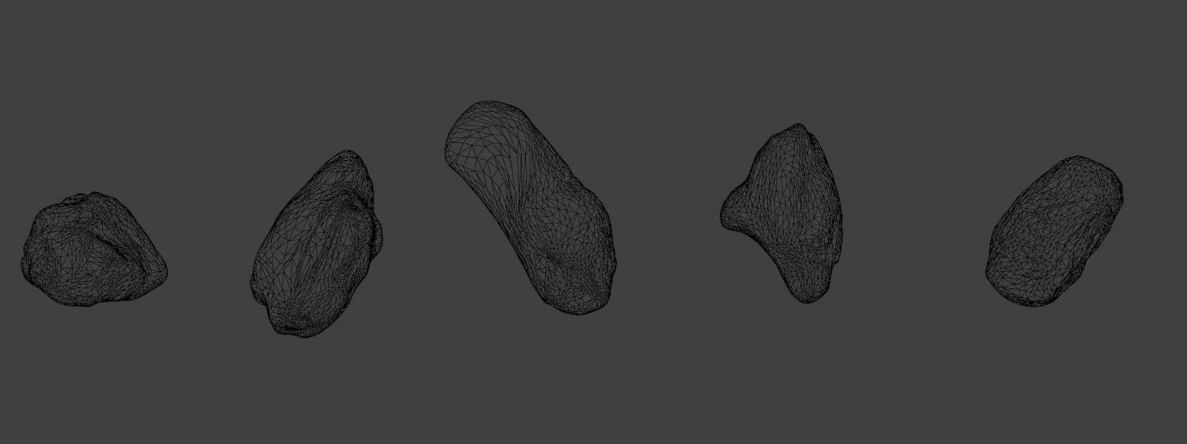 Low Poly Stylized Rock Pack Low-poly 3D model_19