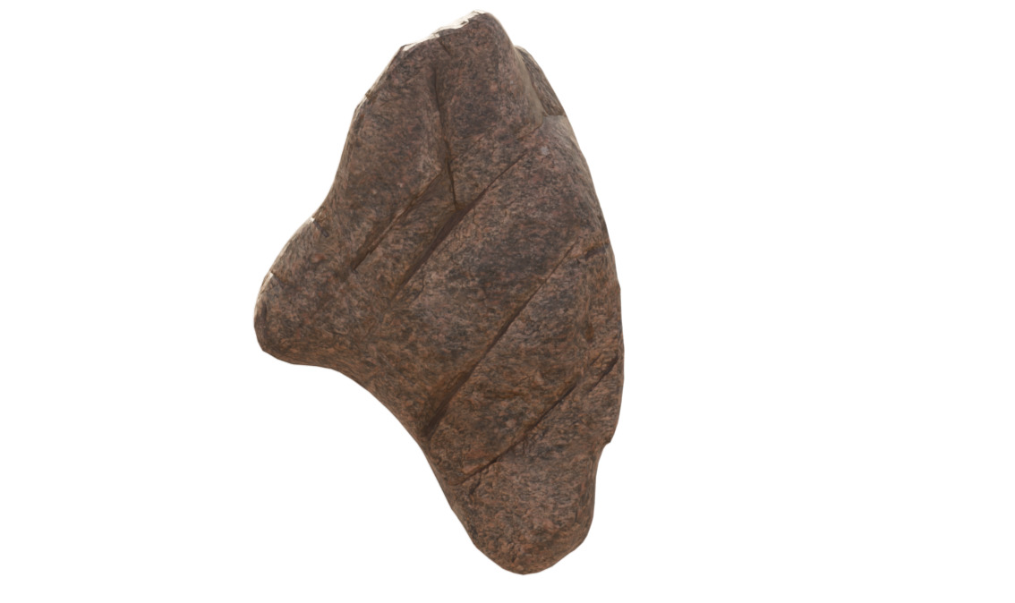 Low Poly Stylized Rock Pack Low-poly 3D model_7