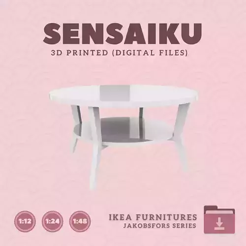 30 JAKOBSFORS Coffee Table for Dollhouse - IKEA - 3D Print