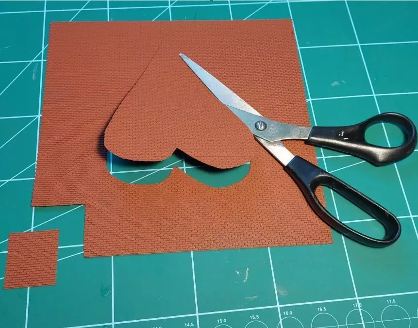 H0 scale Flexible bricks mat - FDM 3D print model_0