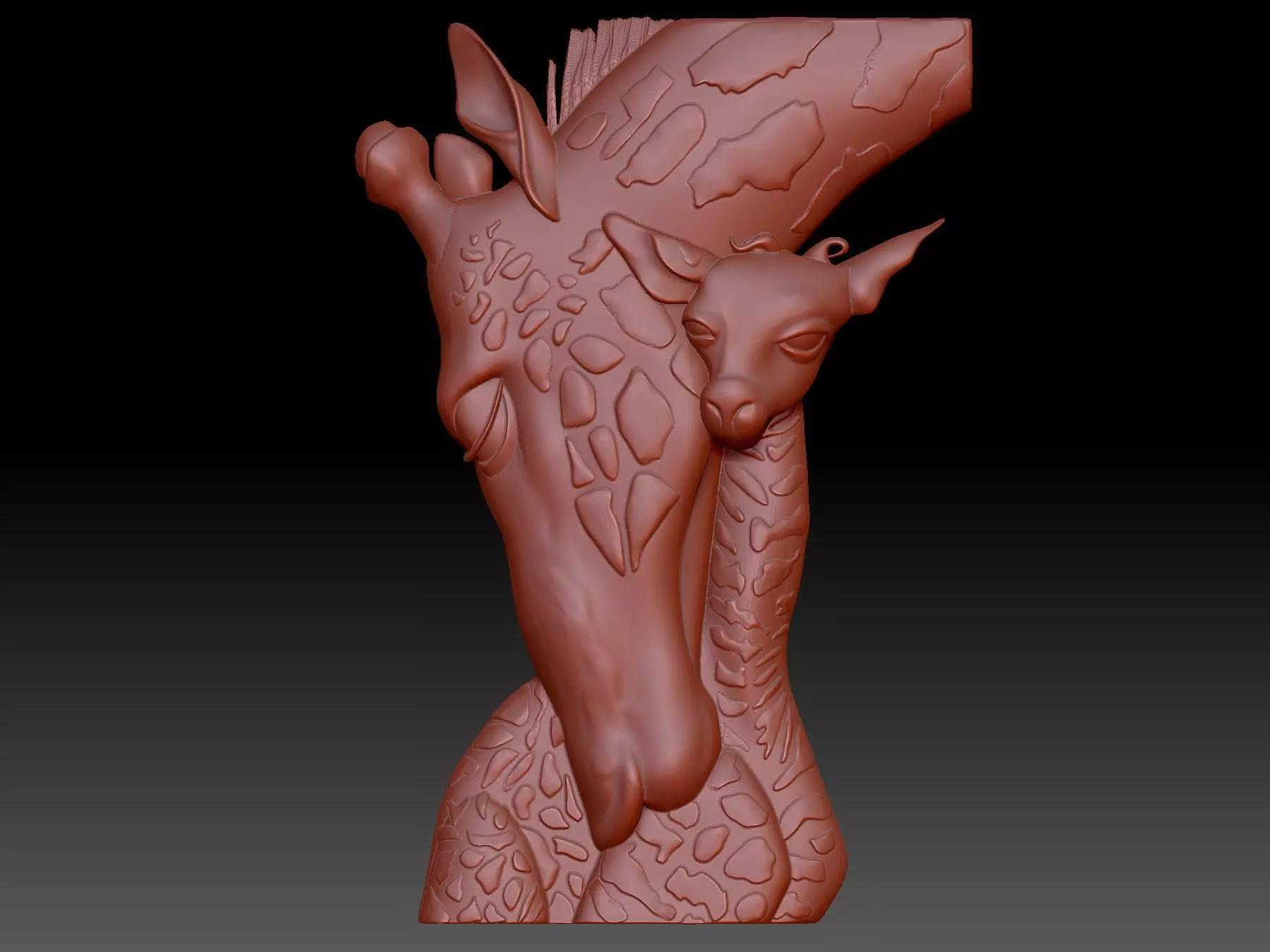 Giraffe 3D print model_0