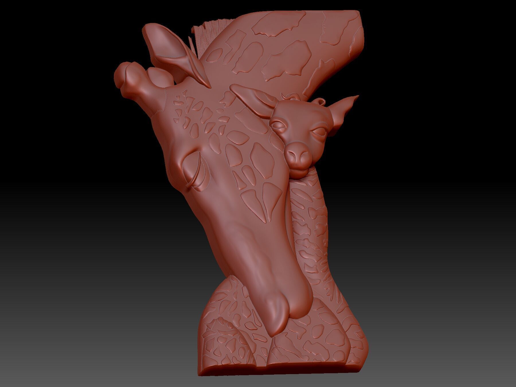 Giraffe 3D print model_3