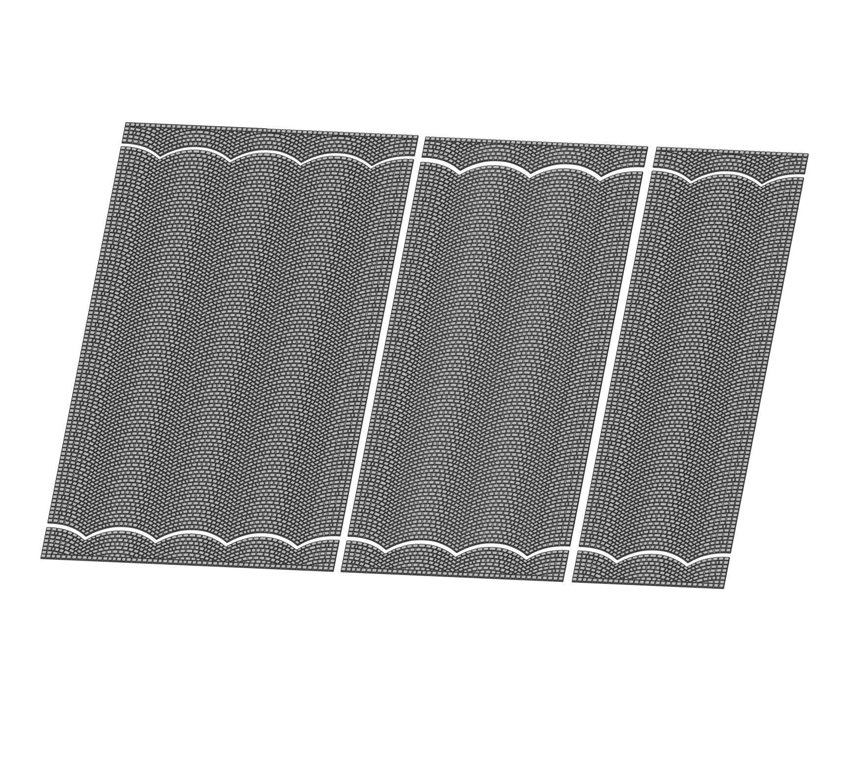 H0 scale Flexible Paving Mat - FDM 3D print model_4