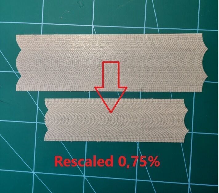 H0 scale Flexible Paving Mat - FDM 3D print model_3