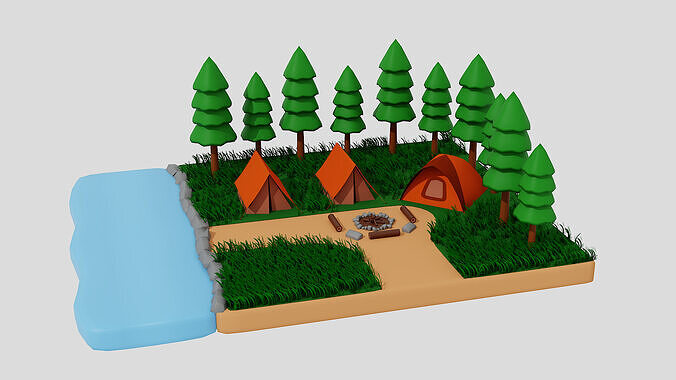 Camp 6625 3D model