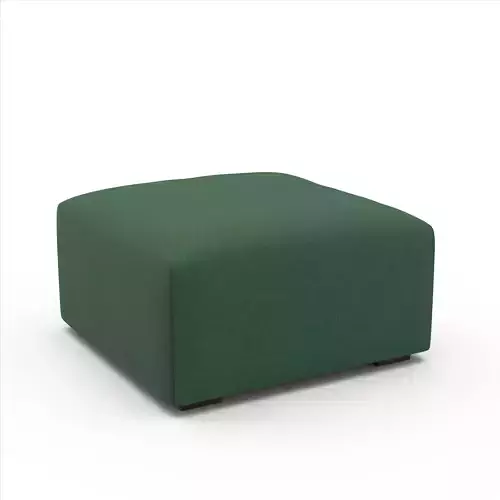 Morgan Ottoman 3D Model Dual Mesh AR and SubDiv ready Versions Free low-poly 3D model