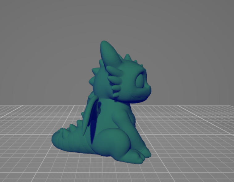 cute toothless 3D print model_2