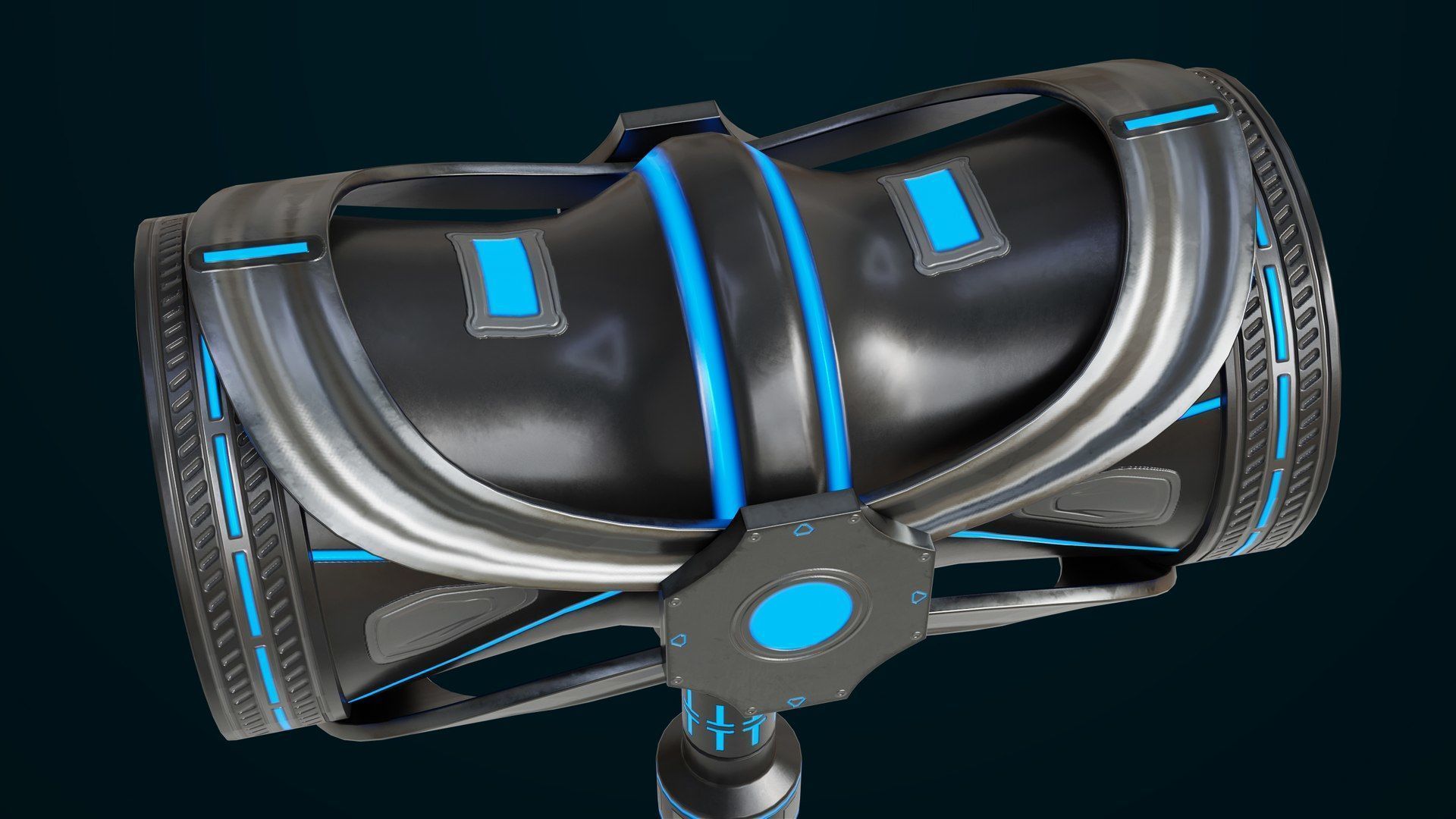 5 Sci Fi Battle Hammers All PBR Unity UE Textures 3D Model Collection_52