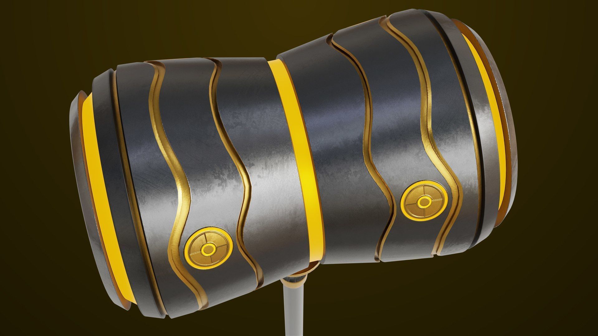 5 Sci Fi Battle Hammers All PBR Unity UE Textures 3D Model Collection_15