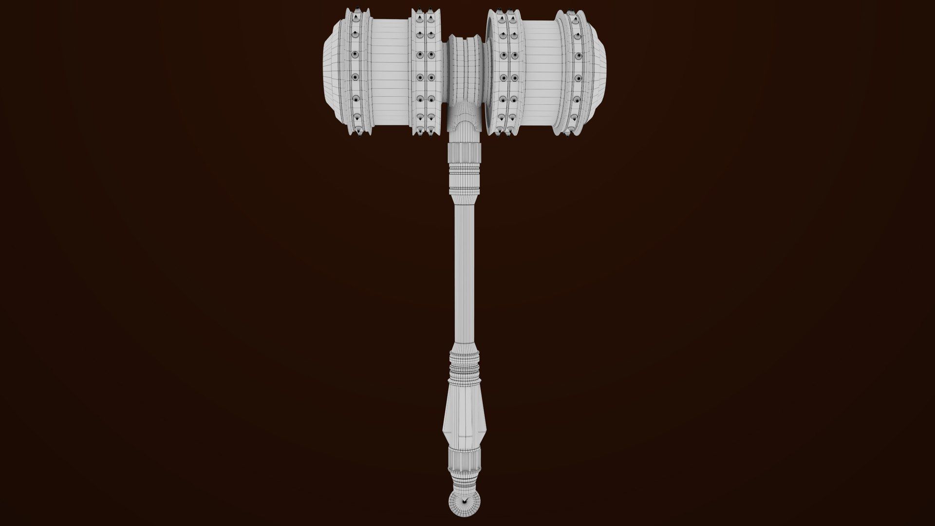 5 Sci Fi Battle Hammers All PBR Unity UE Textures 3D Model Collection_42