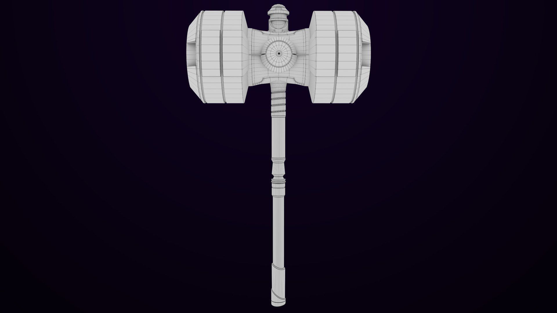 5 Sci Fi Battle Hammers All PBR Unity UE Textures 3D Model Collection_30