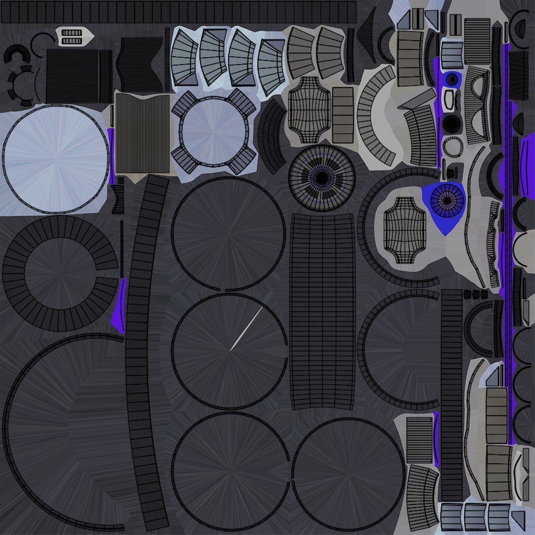 5 Sci Fi Battle Hammers All PBR Unity UE Textures 3D Model Collection_34