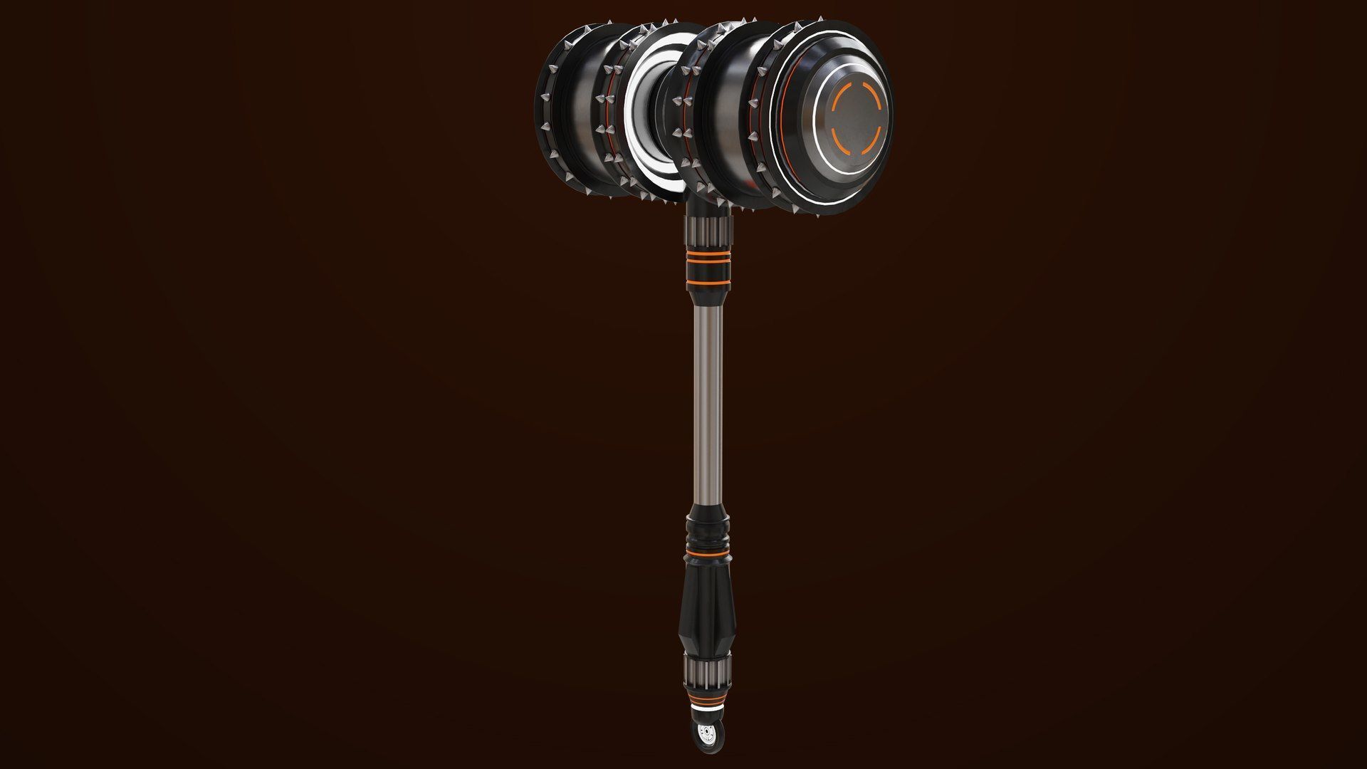 5 Sci Fi Battle Hammers All PBR Unity UE Textures 3D Model Collection_37