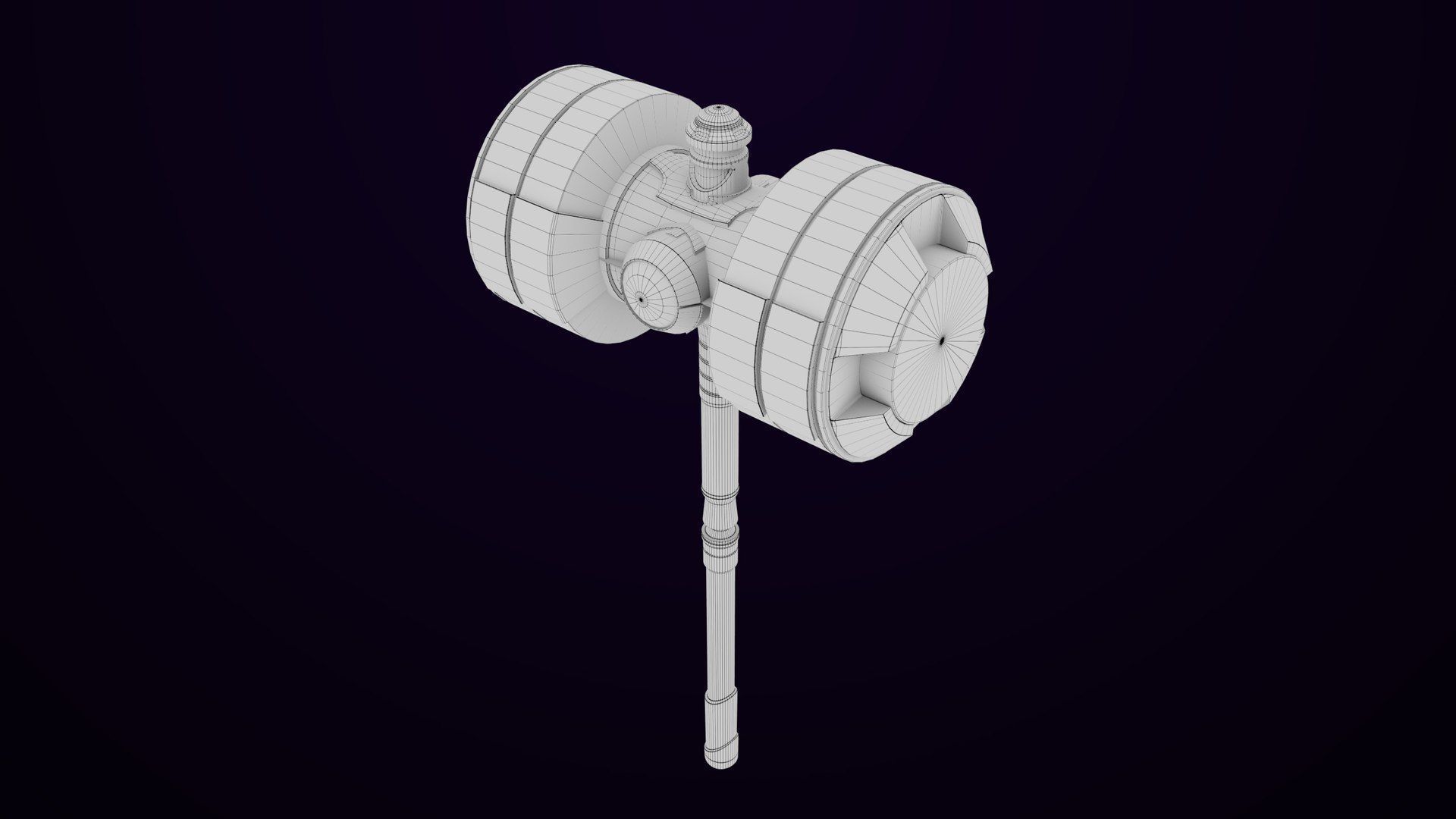 5 Sci Fi Battle Hammers All PBR Unity UE Textures 3D Model Collection_33