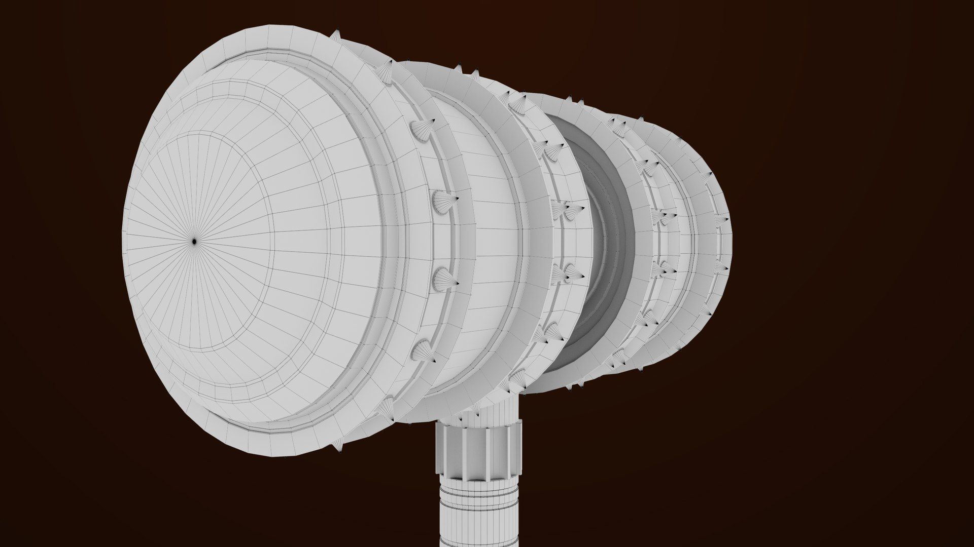 5 Sci Fi Battle Hammers All PBR Unity UE Textures 3D Model Collection_45