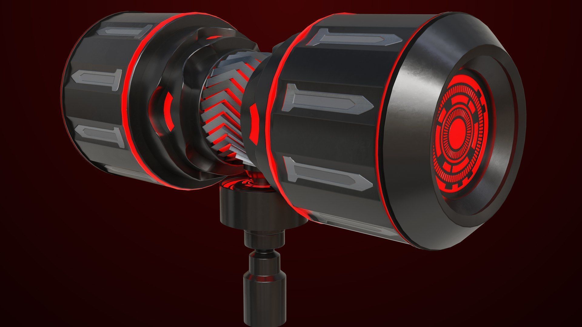 5 Sci Fi Battle Hammers All PBR Unity UE Textures 3D Model Collection_4