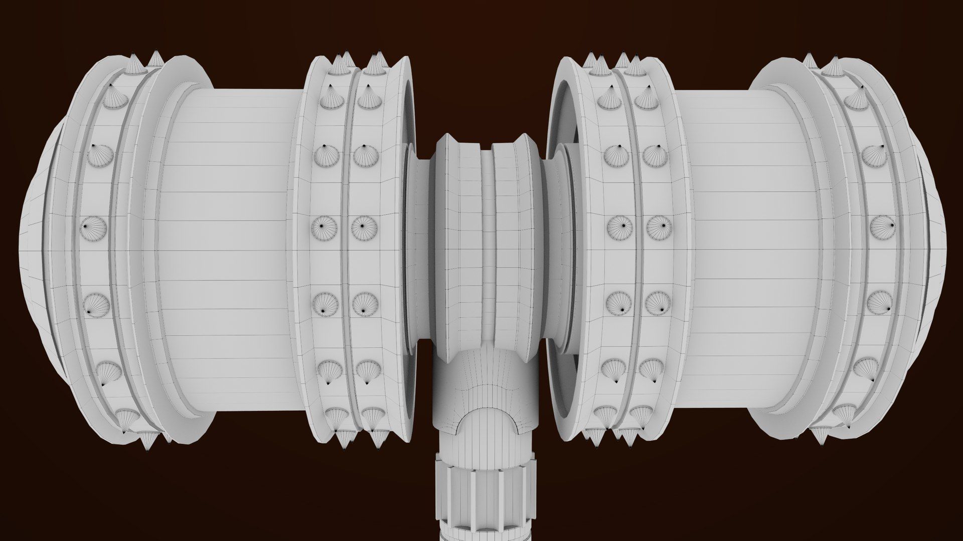 5 Sci Fi Battle Hammers All PBR Unity UE Textures 3D Model Collection_44