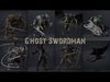 Ghost Swordman Damaged Low-poly 3D model_3
