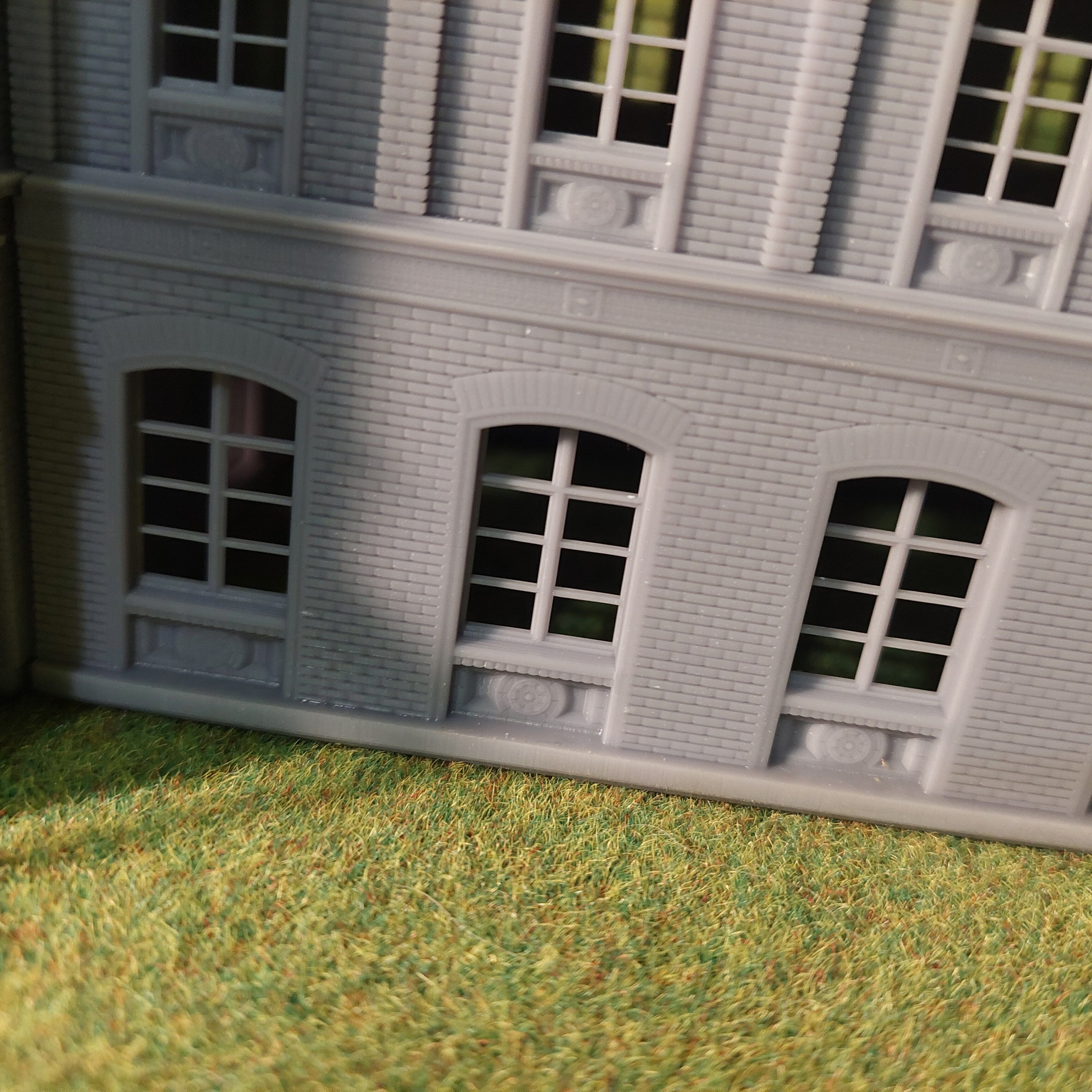 H0 scale Railway Station with internal - resin 3D print model_14