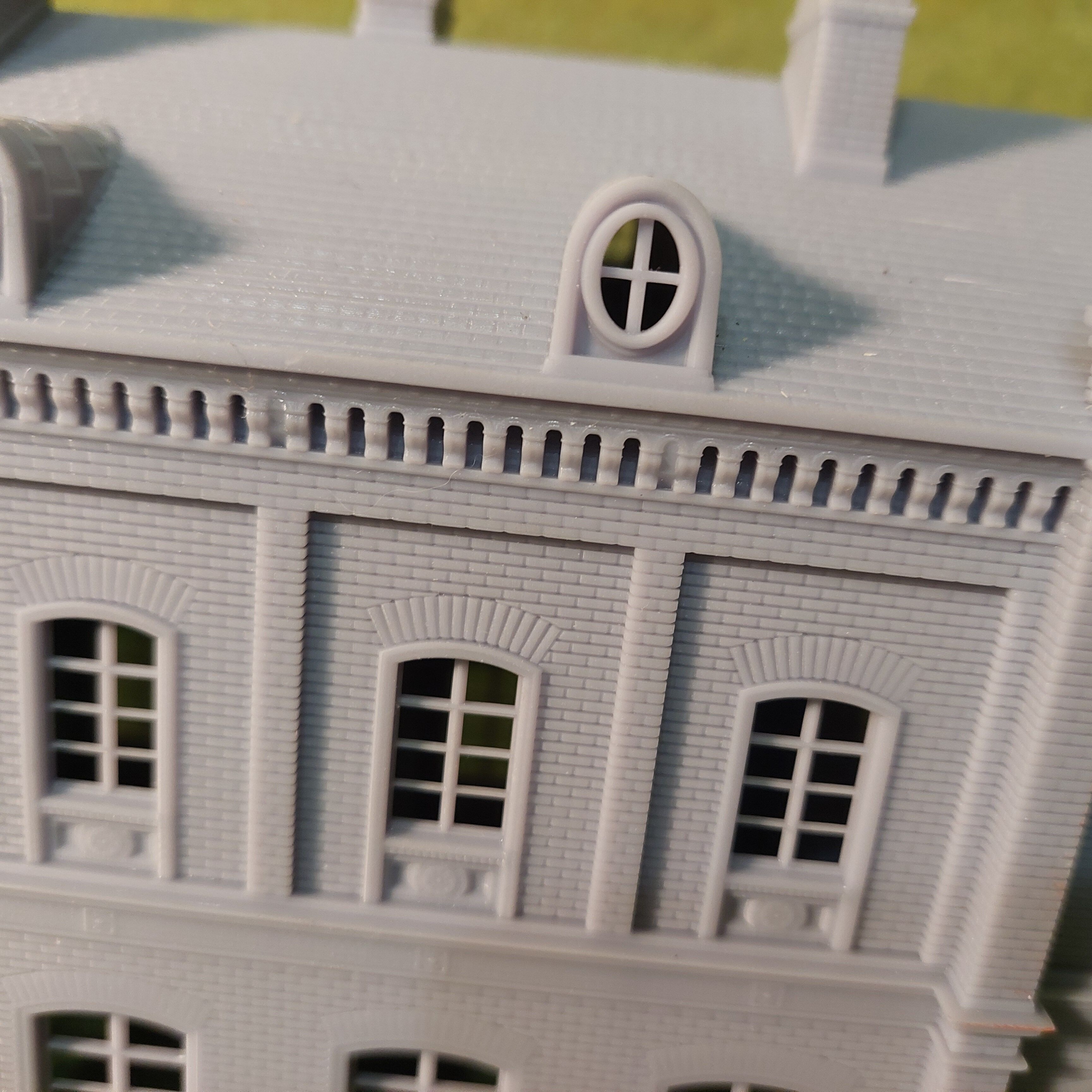 H0 scale Railway Station with internal - resin 3D print model_15