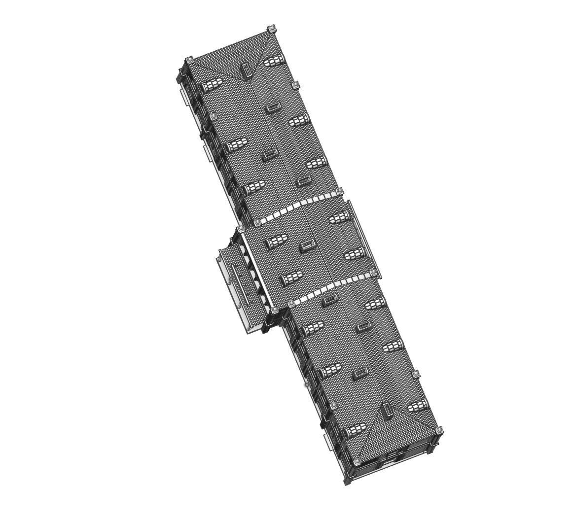 H0 scale Railway Station with internal - resin 3D print model_45