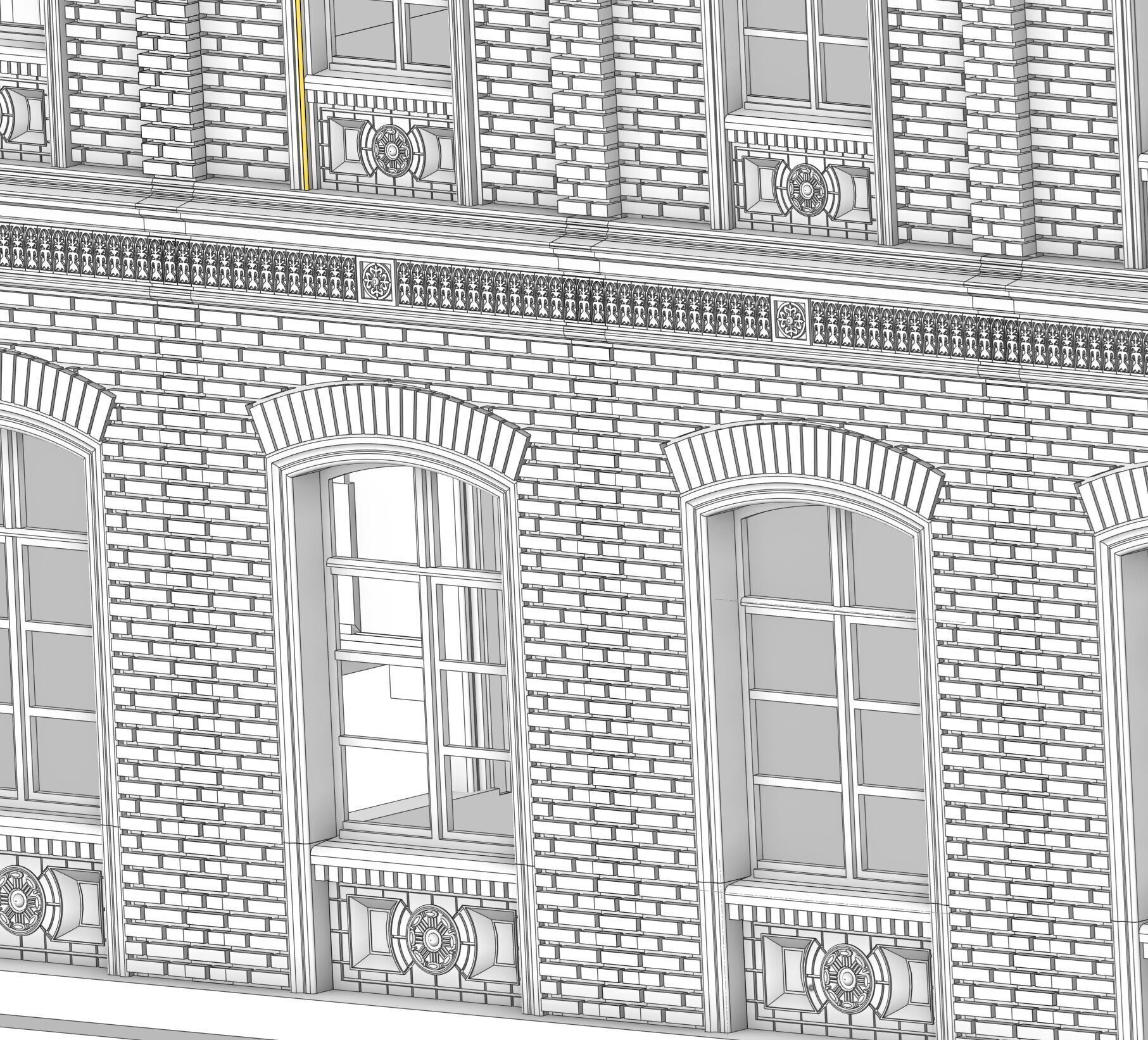 H0 scale Railway Station with internal - resin 3D print model_43