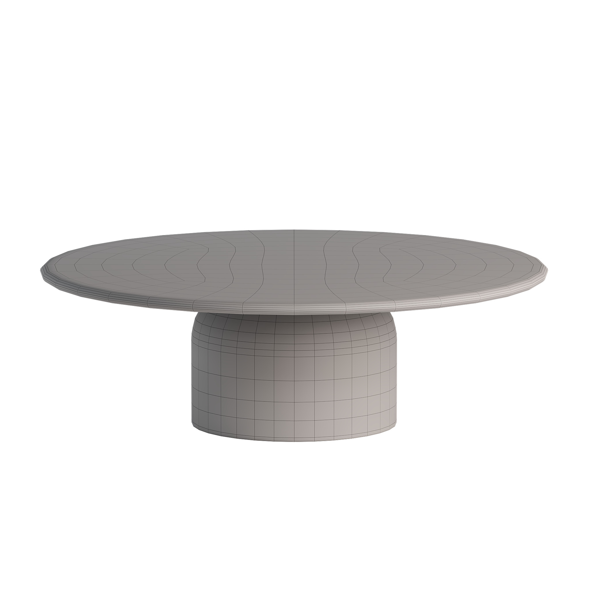 Vinci Round Coffee Table 3D model_3