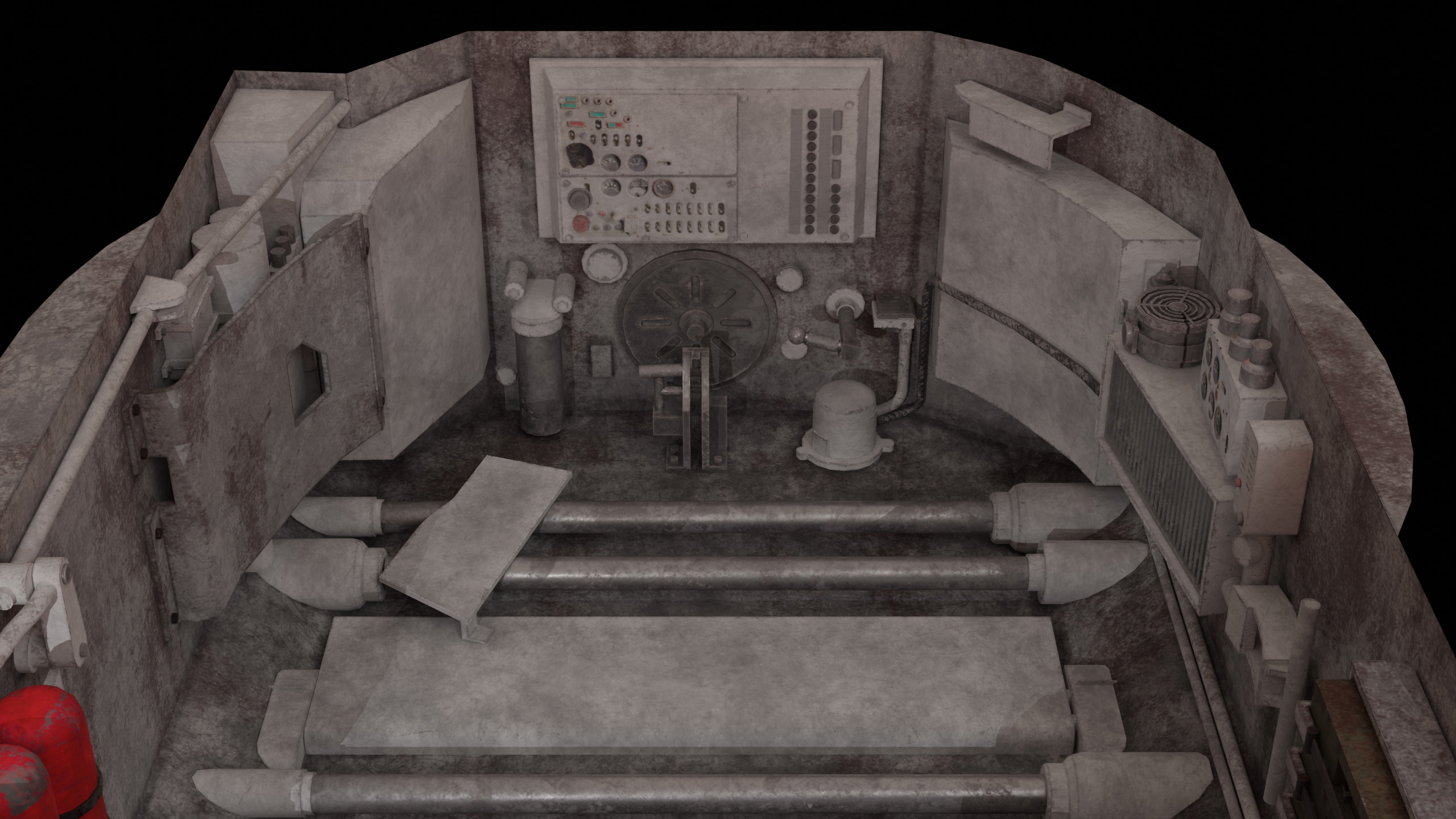 Tank Leopard 2a6 With Interior 3D model 3D model_8