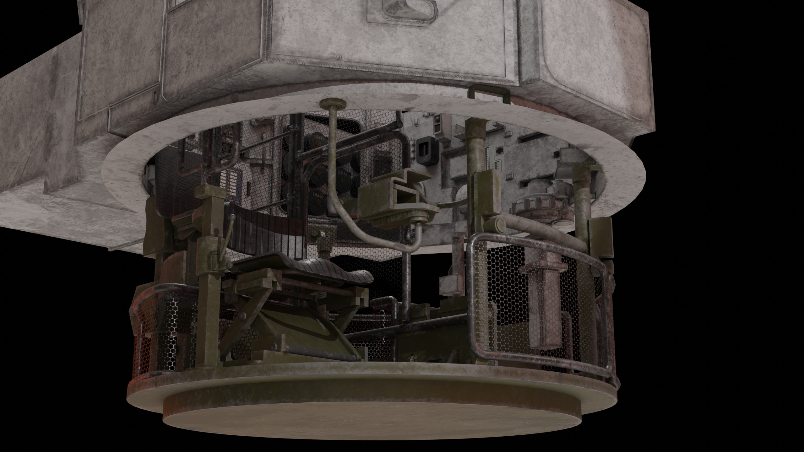 Tank Leopard 2a6 With Interior 3D model 3D model_6