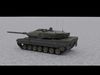 Tank Leopard 2a6 With Interior 3D model 3D model_1
