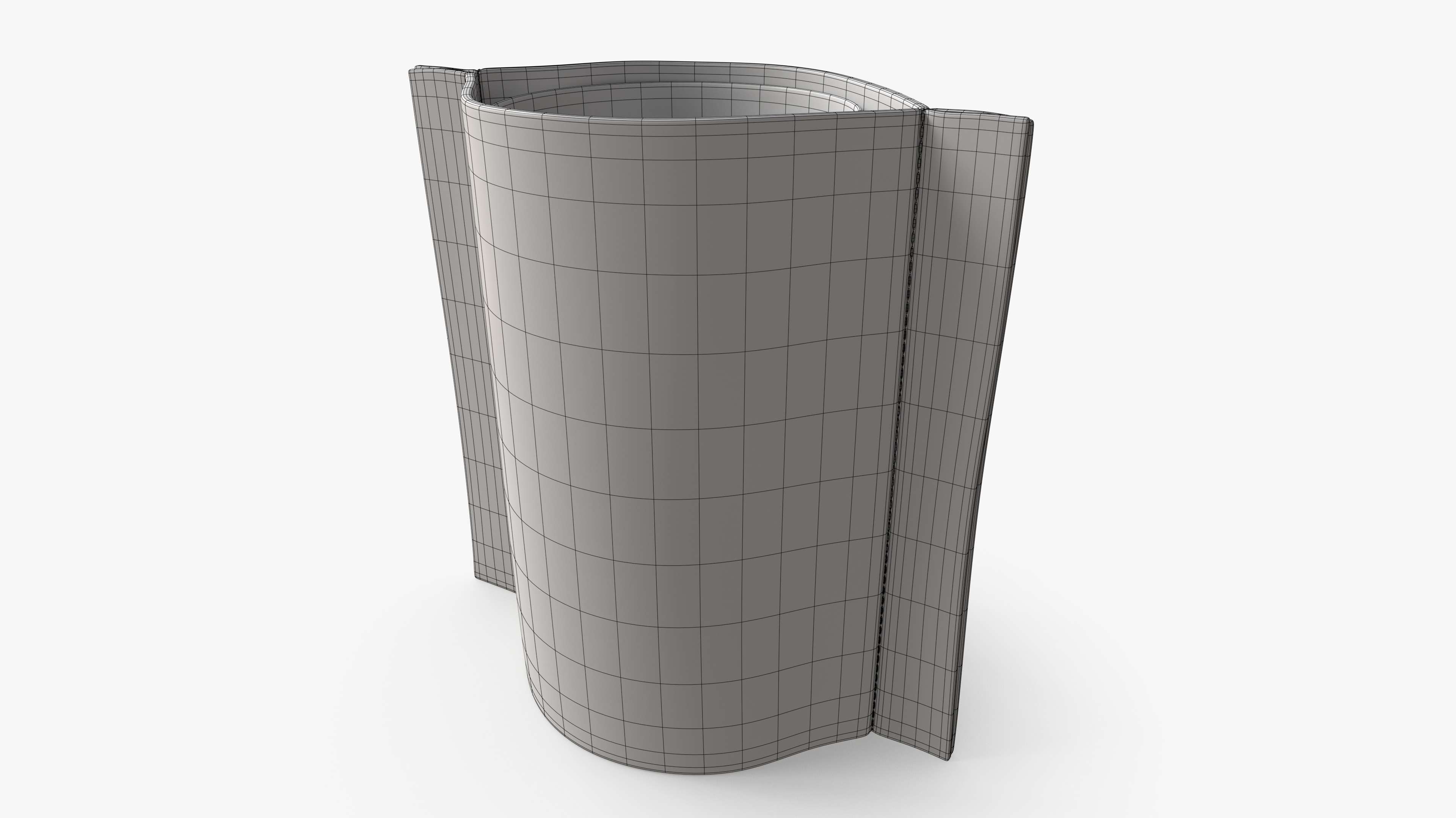 Bolia Flower Felt Low-poly 3D model_6