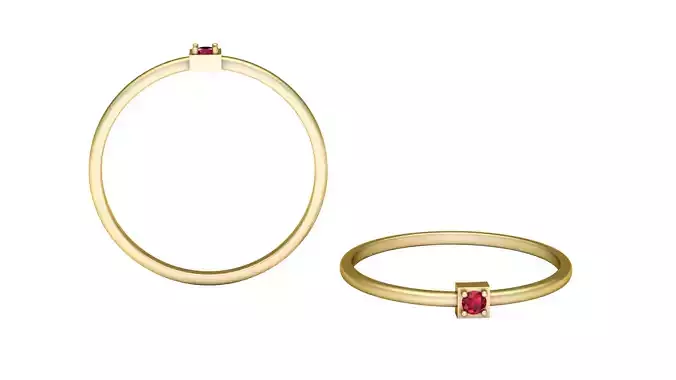 Minimalist Gold Ring 