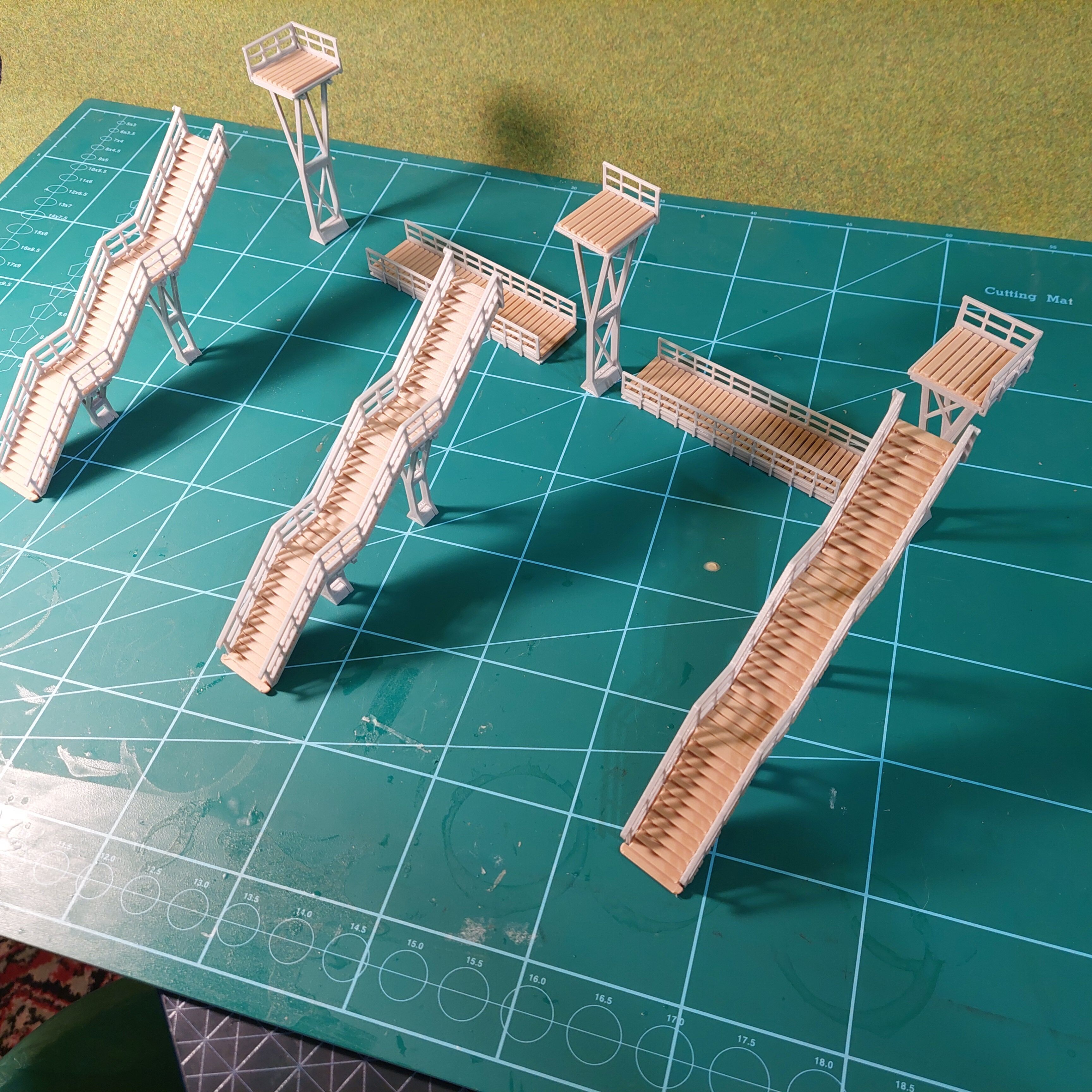 H0 scale Footbridge ver1 - FDM 3D print model_11