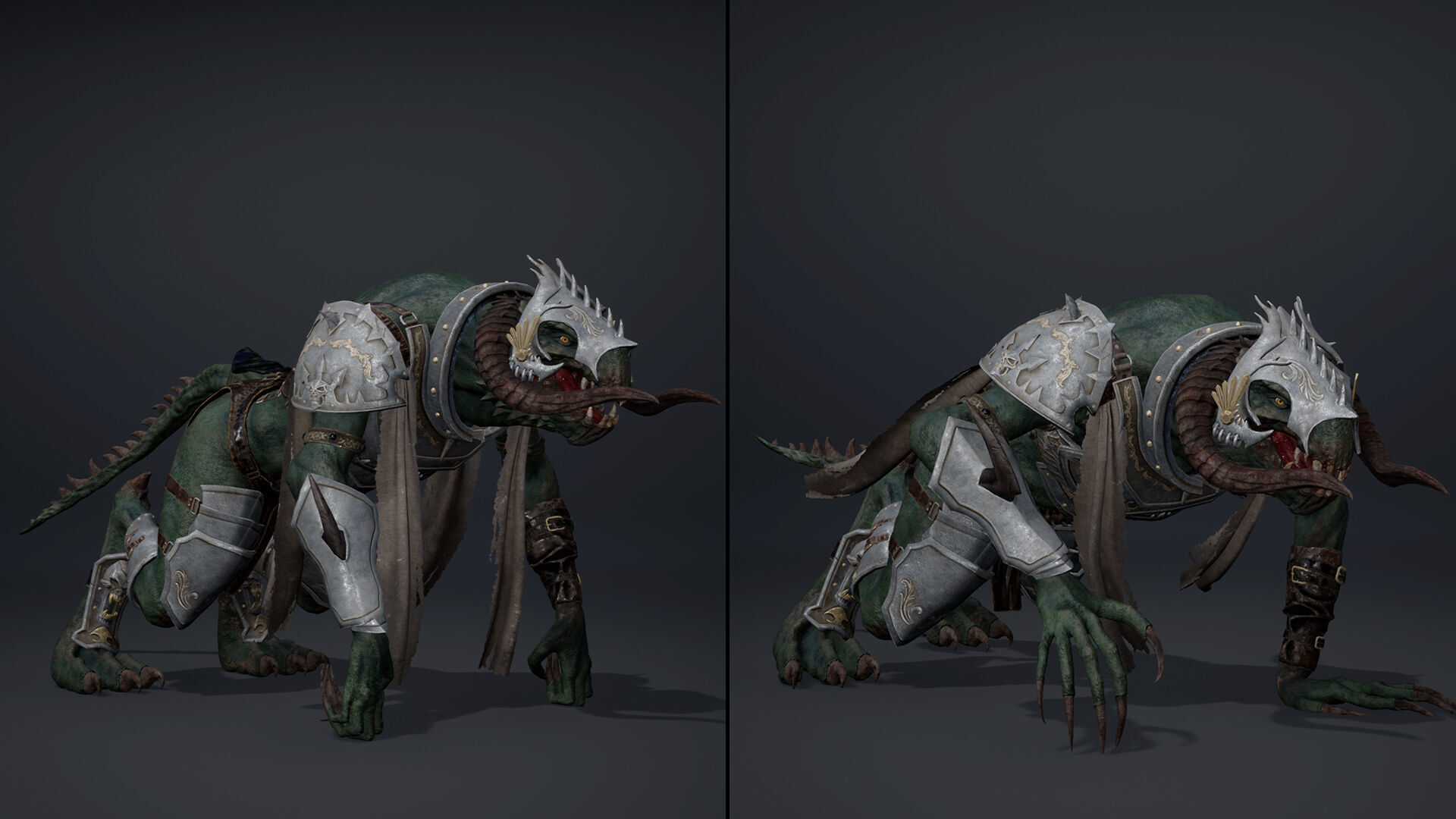 Ghost Swordman Arm1 Low-poly 3D model_10