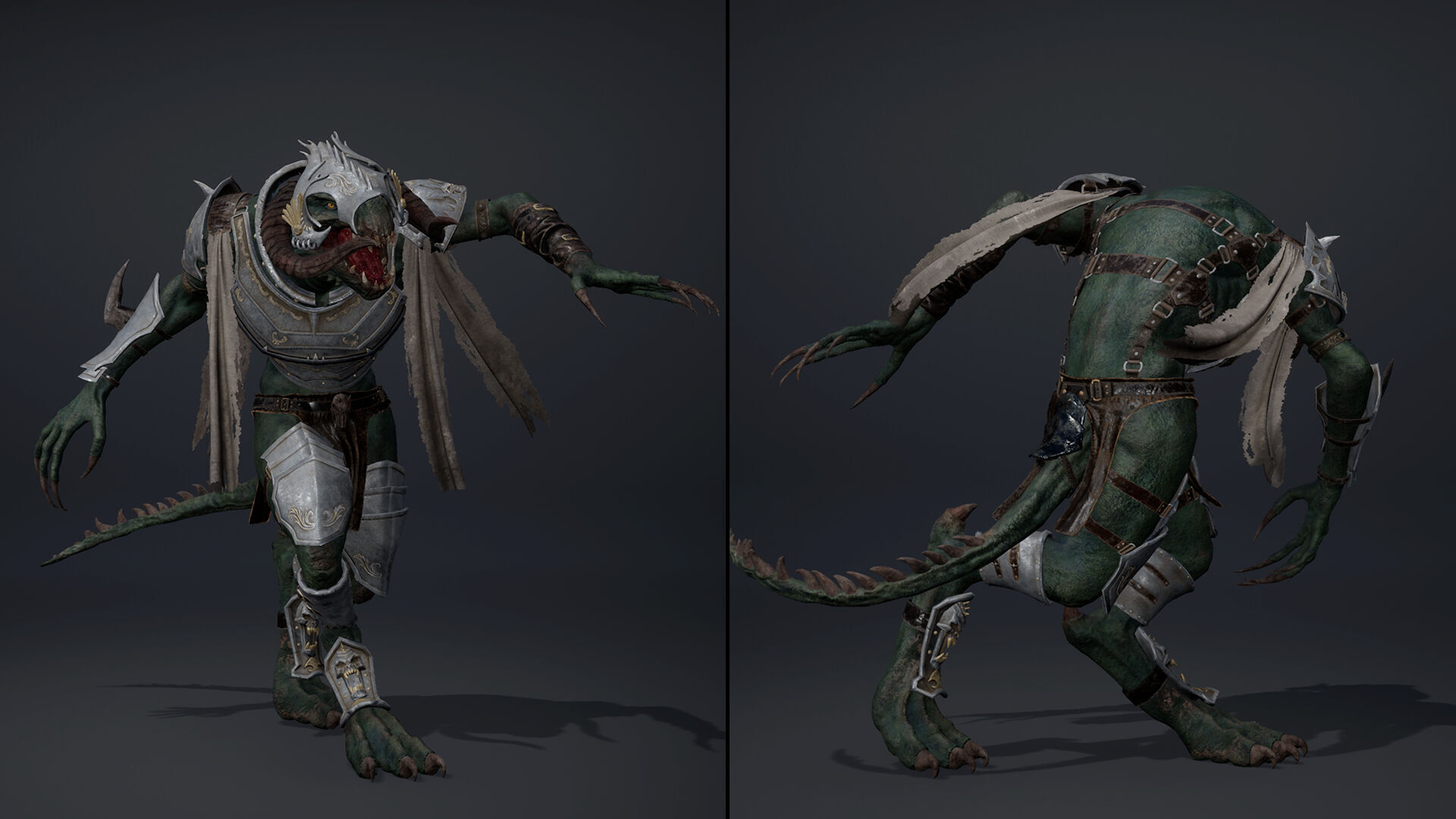 Ghost Swordman Arm1 Low-poly 3D model_12