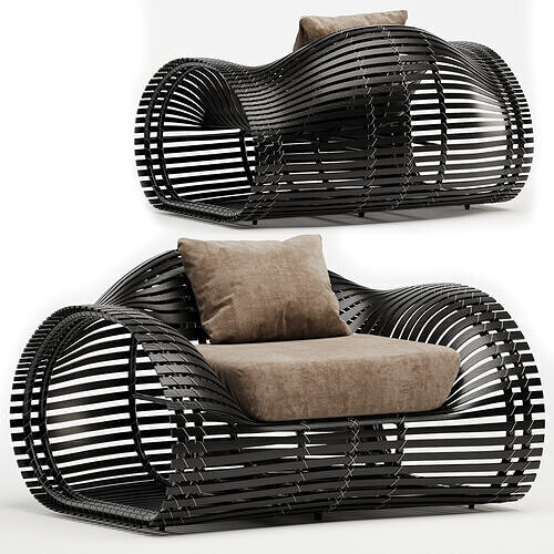 Lolah Easy Armchair 3D model