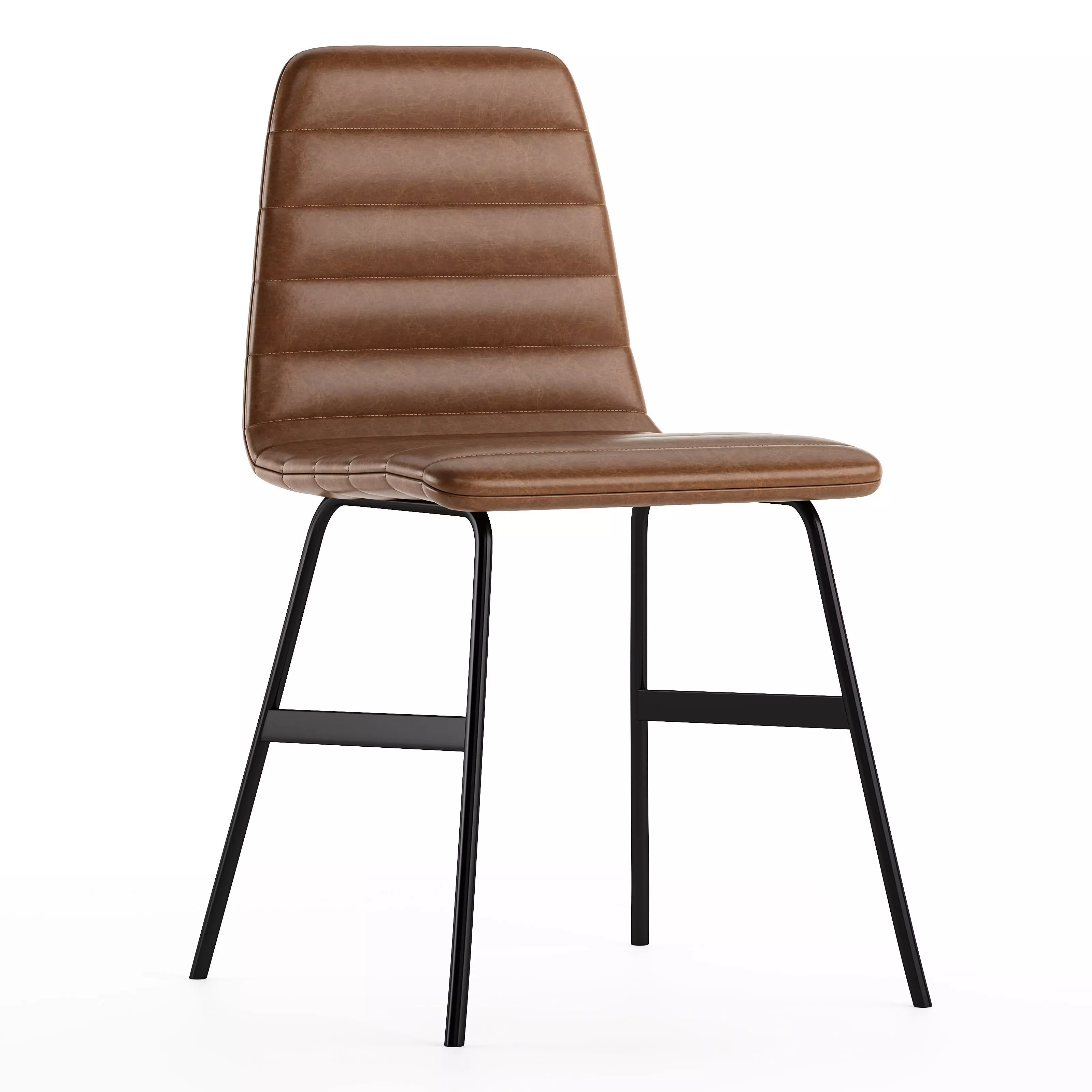 Lecture Leather Dining Chair 3D model