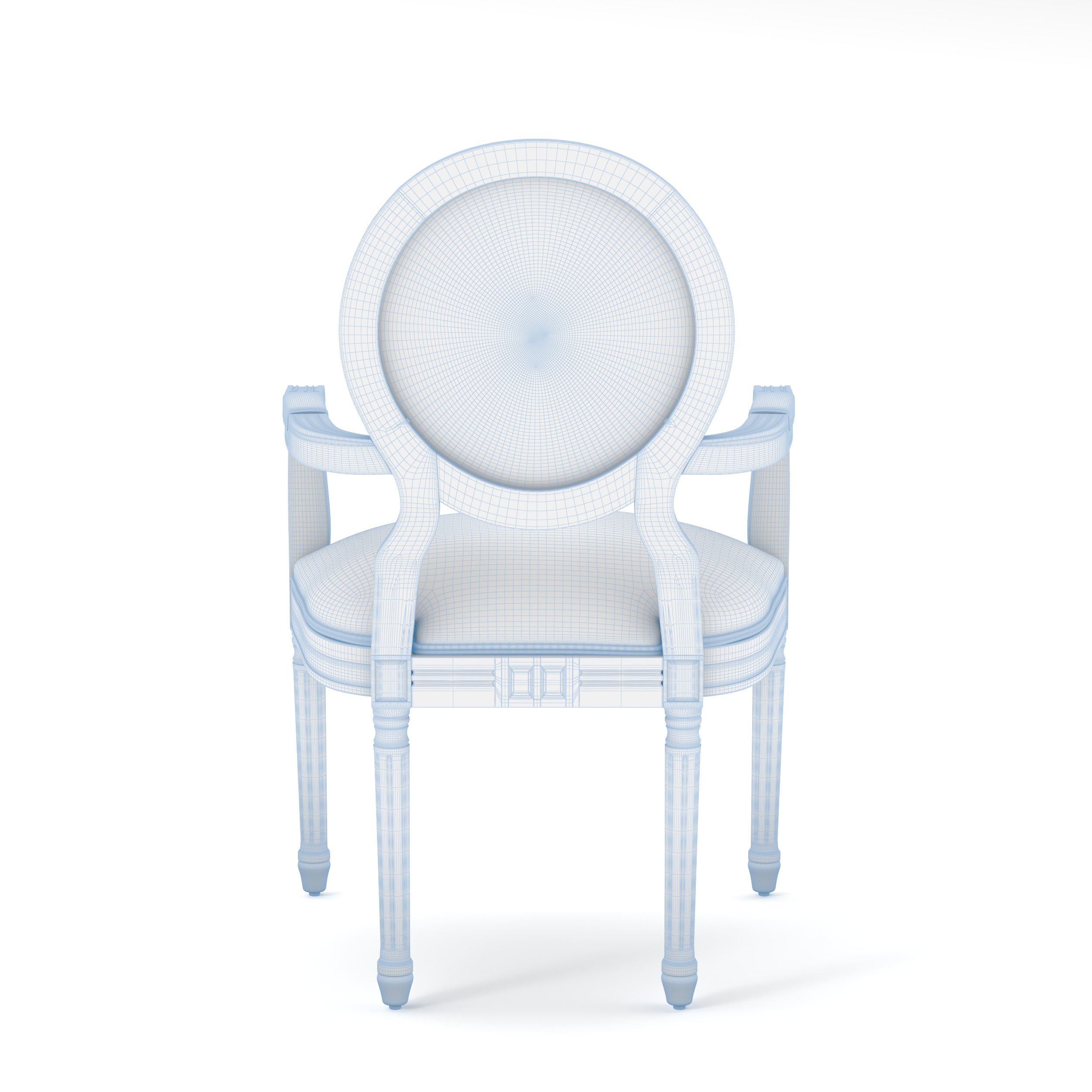 Dining Chair 3D model_10
