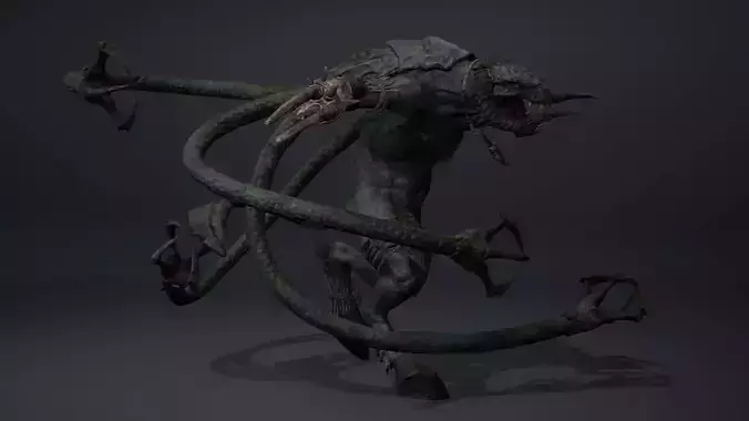 Ghosttail Fatty Low-poly 3D model