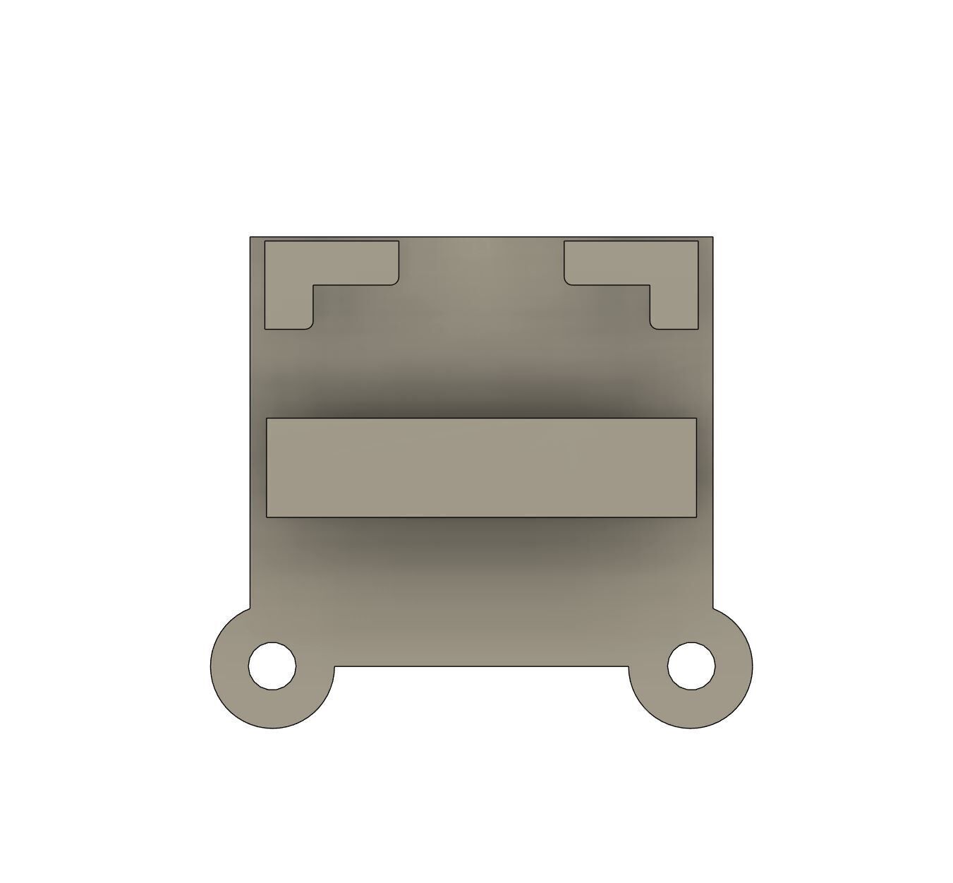 WTS Transponder Mount for 1-10 RC Car Carten T410 3D print model_1