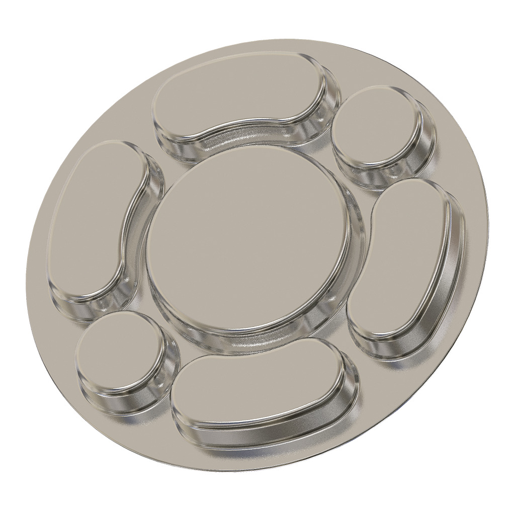 Deluxe Partition Plate 3D print model_2