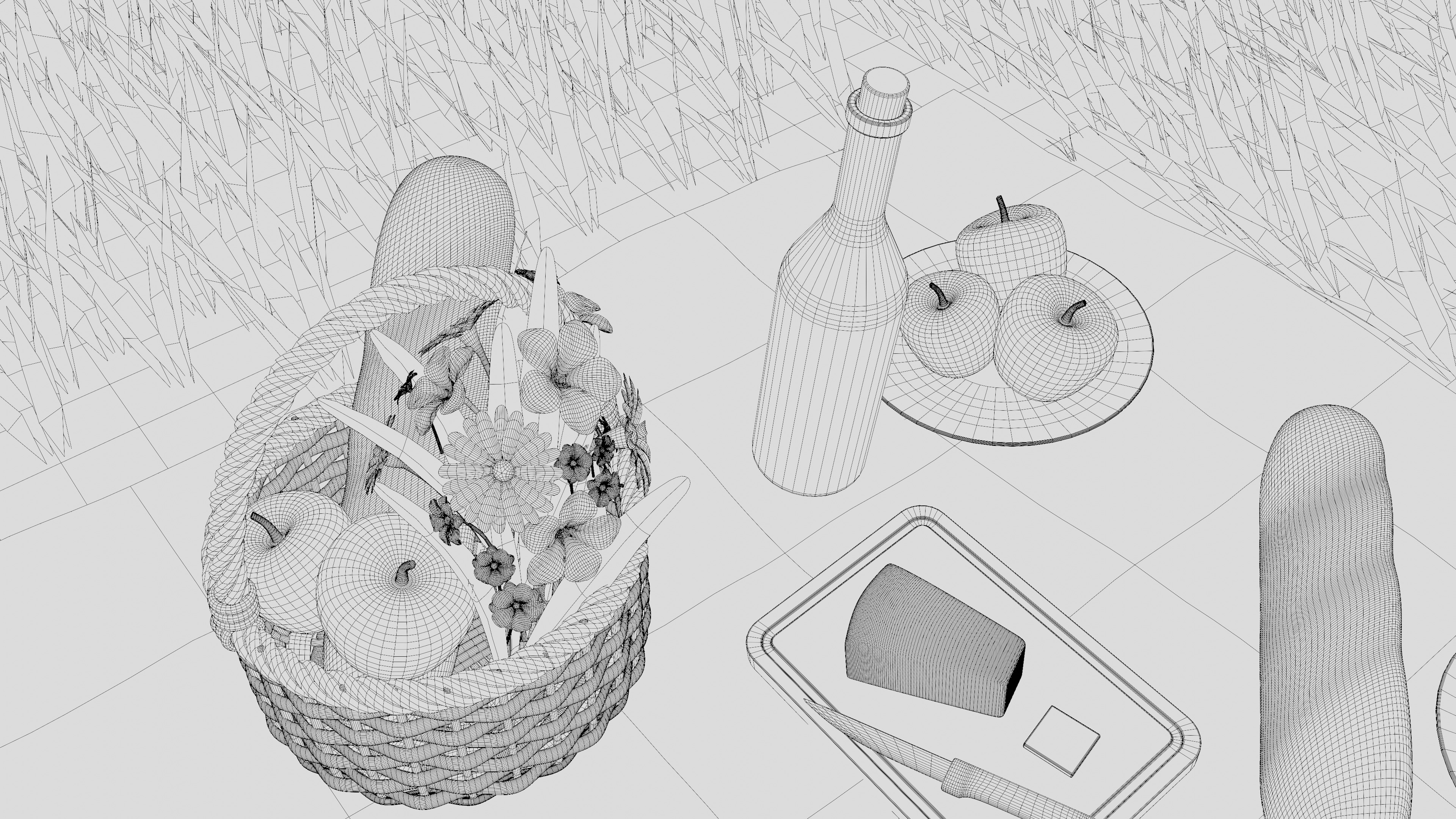 Picnic 3D model_9