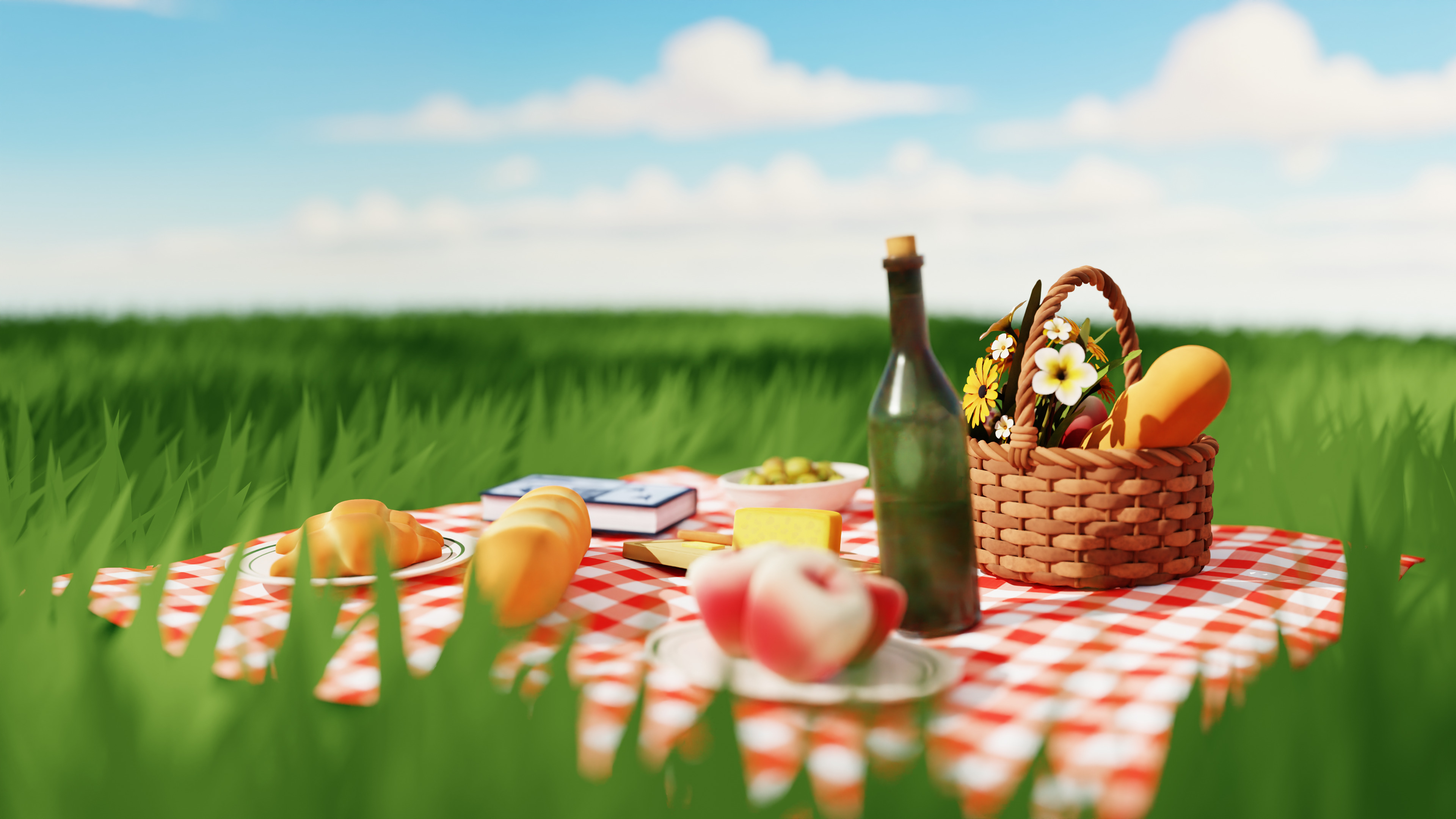 Picnic 3D model_5