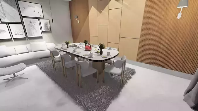 Modern Dining Room Table